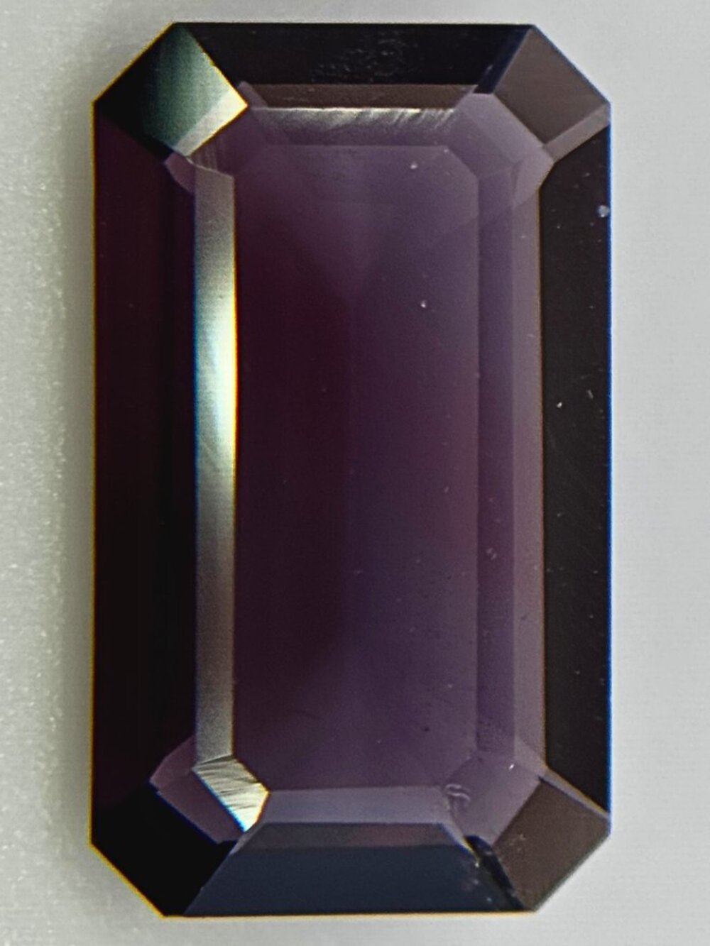 Loose Spinel Gemstone Purple Emerald Cut 2.5ct Jewelry Making Supply